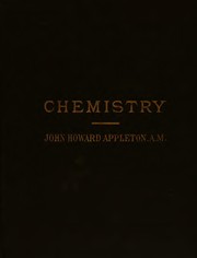 Front cover of Chemistry, developed by facts and principles drawn chiefly from the non-metals by Appleton, John Howard