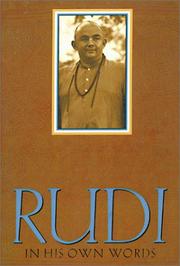 Cover of Rudi by Rudrananda Swami