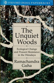Front cover of The unquiet woods by Ramachandra Guha