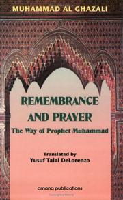 Front cover of Remembrance and Prayer by Shaykh Muhammad Al Ghazali