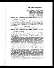 Front cover of To His Excellency Lieutenant-General Sir John Harvey, Knight Commander of the Most Honourable Military Order of the Bath, Knight Commander of the Royal Hanoverian Guelphic Order, Lieutenant-Governor and Commander in Chief, in and over Her Majesty's Province of Nova Scotia and its Dependencies, &c. &c. &c by Nova Scotia. Legislative Council