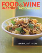 Cover of Food & Wine Magazine's 2002 Cookbook by Food & Wine Magazine