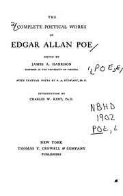 Front cover of The Complete Poetical Works by Edgar Allan Poe