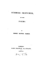 Front cover of Summer Sketches, and Other Poems by Bessie Rayner Belloc