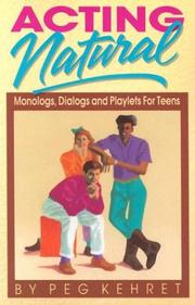 Cover of Acting natural by Peg Kehret