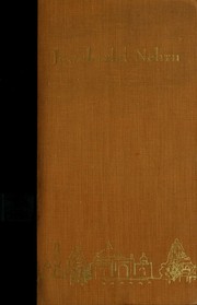 Front cover of Jawaharlal Nehru by F. R. Moraes