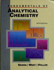 Front cover of Fundamentals of analytical chemistry by Douglas Arvid Skoog