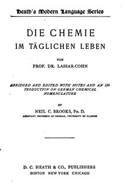 Cover of Die Chemie im täglichen Leben von Prof. Dr. Lassar-Cohn by Cohn, Lassar