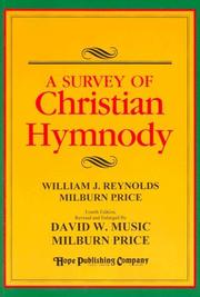 Front cover of A survey of Christian hymnody by William Jensen Reynolds