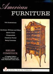 Front cover of American furniture by Helen Comstock