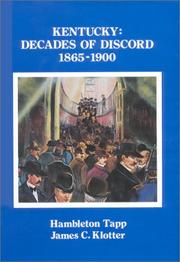 Cover of Kentucky by Hambleton Tapp