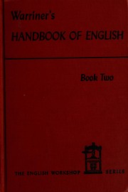 Front cover of Handbook of English by John E. Warriner