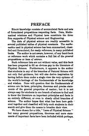 Front cover of Laws of Physical Science: A Reference Book by Edwin Fitch Northrup