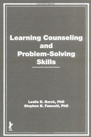 Cover of Learning counseling and problem-solving skills by Leslie E. Borck