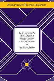 Front cover of In Oldenburg's Long Shadow by Jean-Claude Guédon
