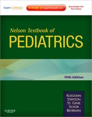 Front cover of Nelson Textbook of Pediatrics by Robert M., M.D. Kliegman