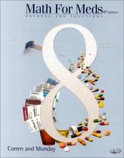Cover of Math for meds by Anna M. Curren