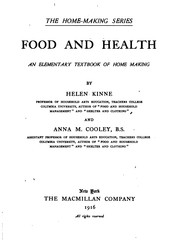Front cover of Food and health by Helen Kinne
