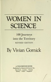 Front cover of Women in Science by Vivian Gornick