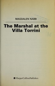 Front cover of The Marshal at the Villa Torrini by Magdalen Nabb