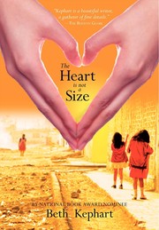 Front cover of The heart is not a size by Beth Kephart