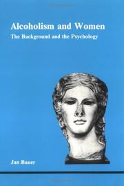 Front cover of Alcoholism and Women by Jan Bauer