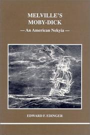 Cover of Melville's Moby-Dick by Edward F. Edinger