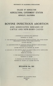 Front cover of Bovine Infection Abortion by Étienne Gilson