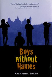 Cover of Boys without names by Kashmira Sheth