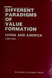 Front cover of Different paradigms of value formation by Limin Bao