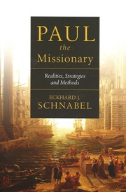 Cover of Paul, the missionary by Eckhard J. Schnabel