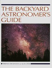 Front cover of The backyard astronomer's guide by Terence Dickinson