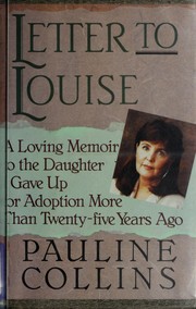 Front cover of Letter to Louise by Pauline Collins