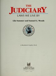 Cover of The judiciary by Lila E. Summer
