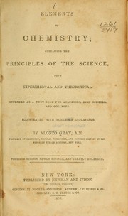Cover of Elements of chemistry by Alonzo Gray