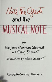 Front cover of Nate Great Music (Break-of-Day Book) by Marjorie Weinman Sharmat