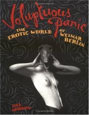 Cover of Voluptuous Panic by Mel Gordon