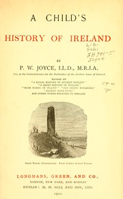 Cover of A child's history of Ireland by P. W. Joyce