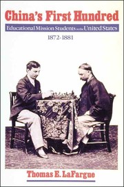 Cover of China's first hundred by Thomas E. La Fargue