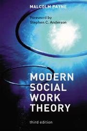 Cover of Modern social work theory by Payne, Malcolm