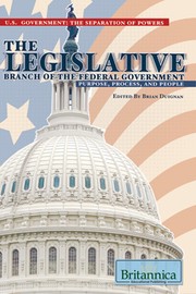 Front cover of The legislative branch of the federal government by Brian Duignan