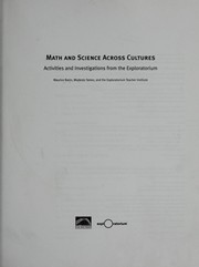 Cover of Math and science across cultures by Maurice Bazin