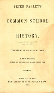 Cover of Peter Parley's common school history by Samuel G. Goodrich