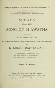 Cover of Scenes from the song of Hiawatha by Samuel Coleridge-Taylor