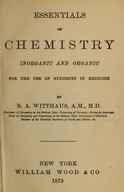 Front cover of Essentials of chemistry by R. A. Witthaus