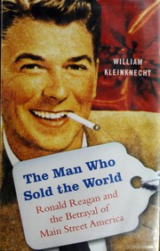 Front cover of The man who sold the world by William Kleinknecht