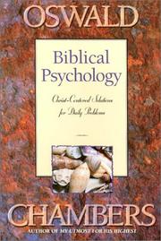 Cover of Biblical Psychology by Oswald Chambers