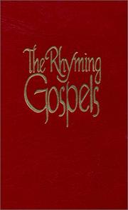 Cover of The rhyming Gospels by Williams, Bernard.