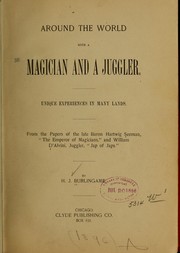 Cover of Around the world with a magician and a juggler by Hardin J. Burlingame