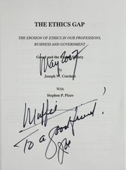 Cover of The ethics gap by Joseph W. Cotchett